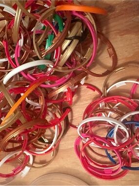 50 plastic bottle cap seals craft bracelet rings DIY projects from water bottles